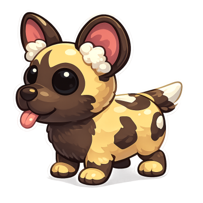 African Wild Dog - Adopt Me Pets