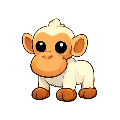 Adopt MeAlbino Monkey