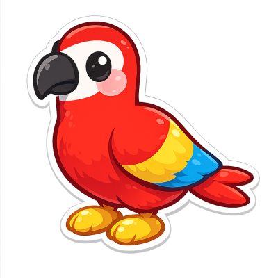 Adopt MeParrot Sticker