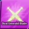 Blade BallDual Emerald Blade