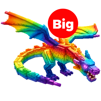 Grow a Garden 2 ShopBig Rainbow Black Dragon