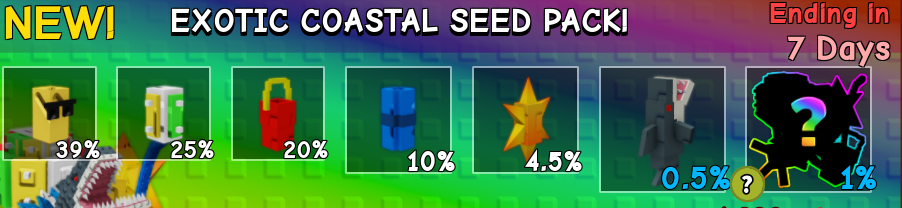 Grow a Garden ItemsExotic Coastal Seed Pack