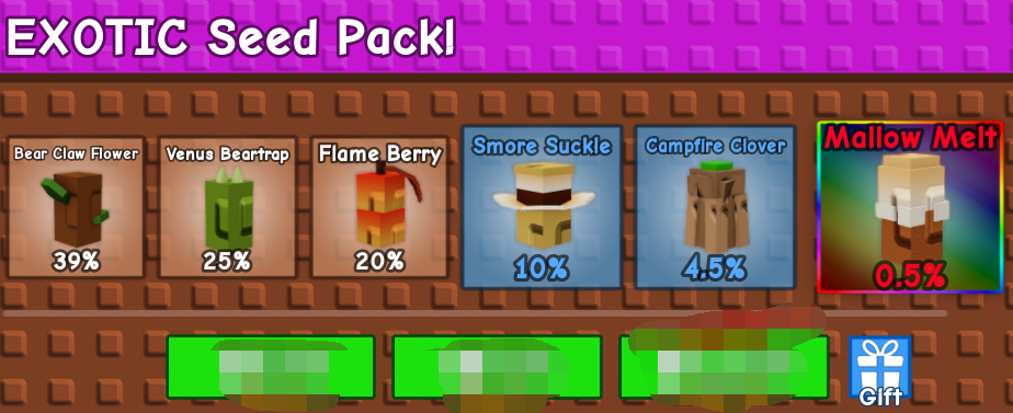 Grow a Garden ItemsExotic Seed Pack