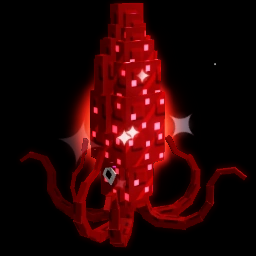 Grow a Garden ItemsEverchanted Ruby Squid (HUGE) (60-62KG Age 100)