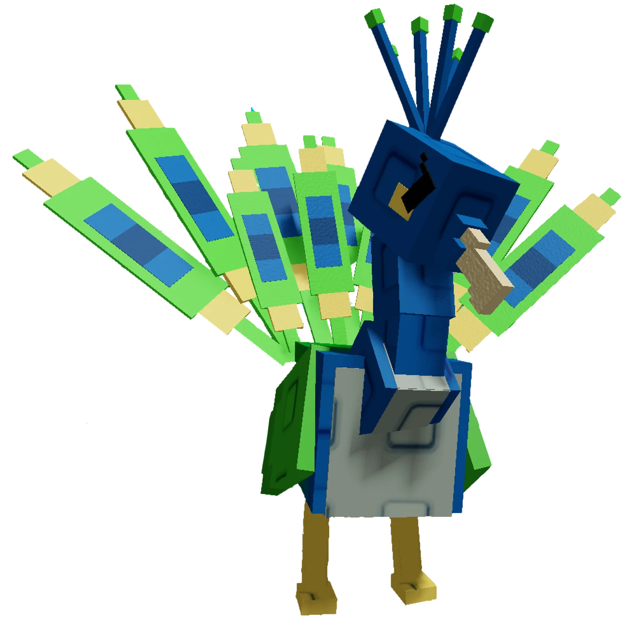 Grow a Garden ItemsRainbow Peacock (HUGE)(80-90KG Age 100-110)