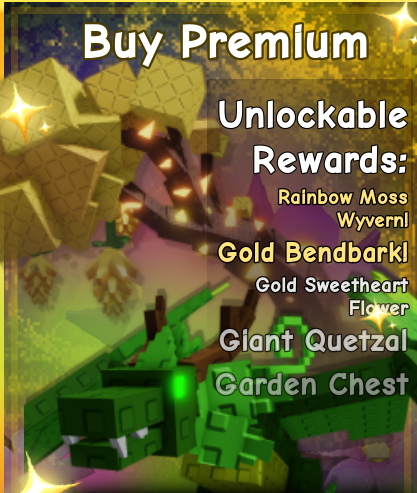 Grow a Garden ItemsSeason 6 Premium Pass(just premium,dont have cliam )