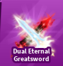 Blade BallDual Eternal Greatsword