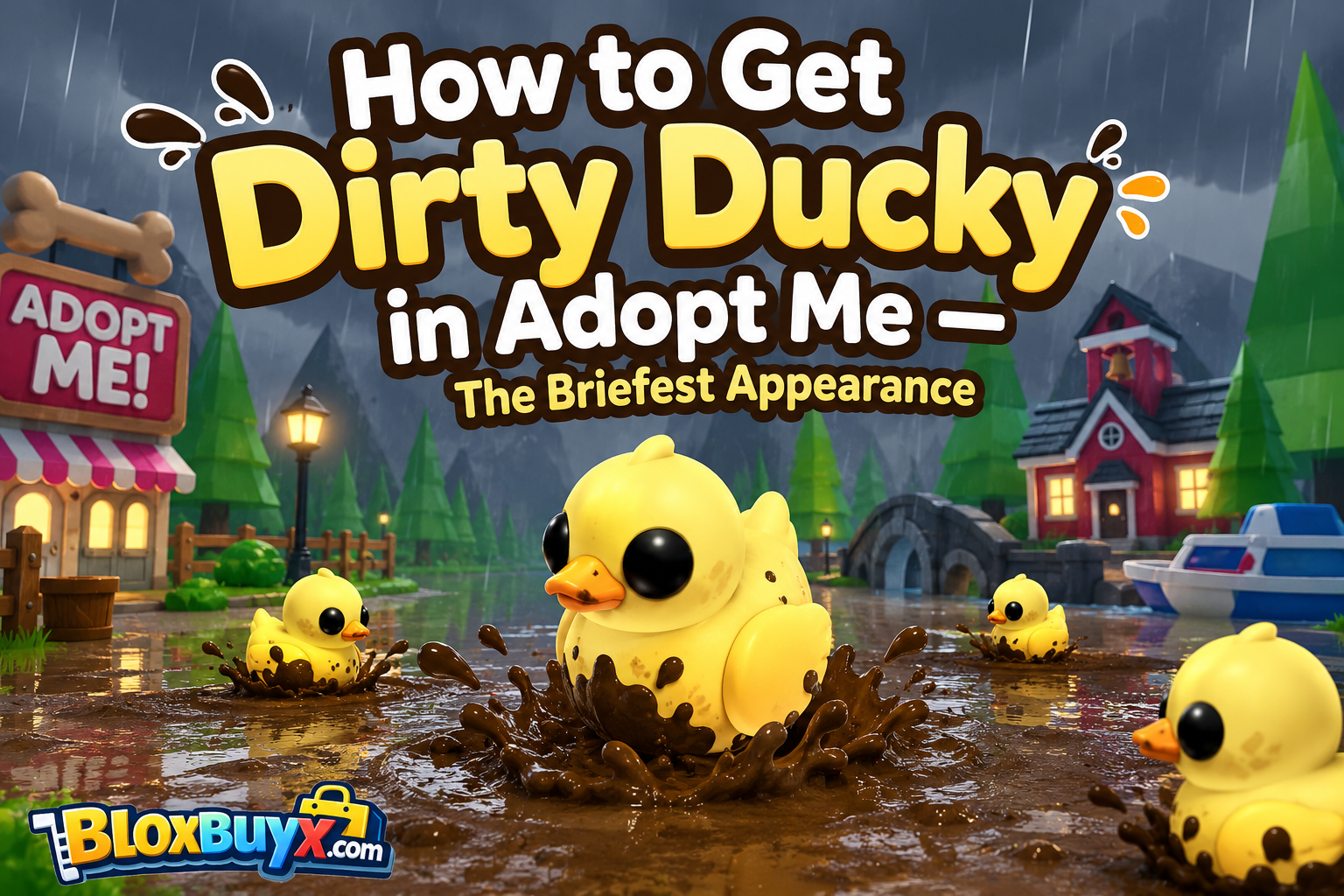 How to Get Dirty Ducky in Adopt Me — The Briefest Appearance