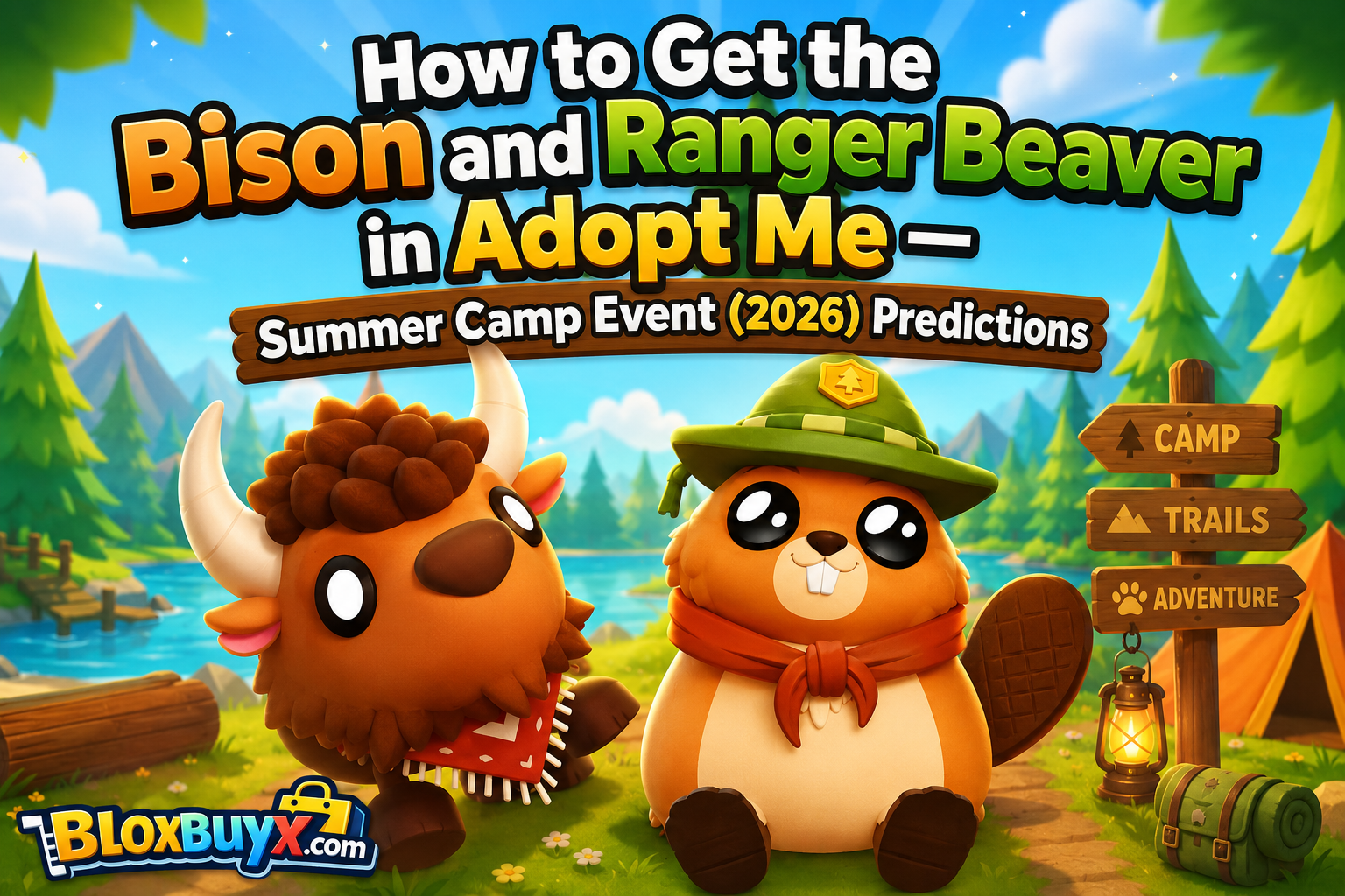How to Get the Bison and Ranger Beaver in Adopt Me — Summer Camp Event (2026) Predictions