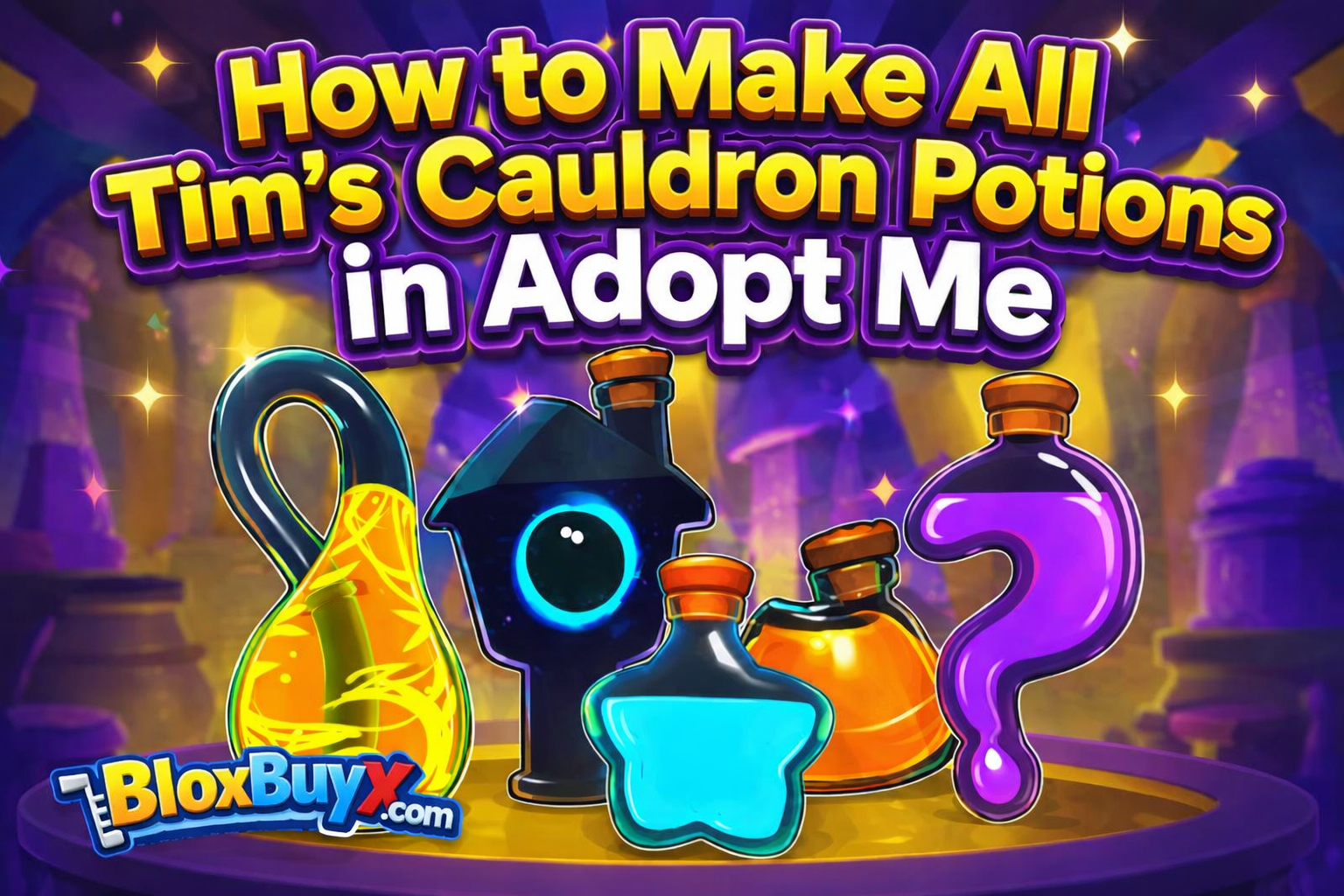 How to Make All Tim’s Cauldron Potions in Adopt Me